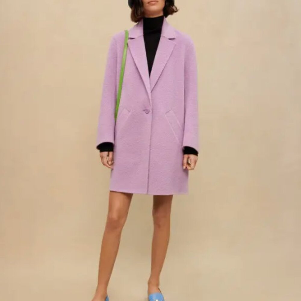 Maje Gabriela Bouclé Coat